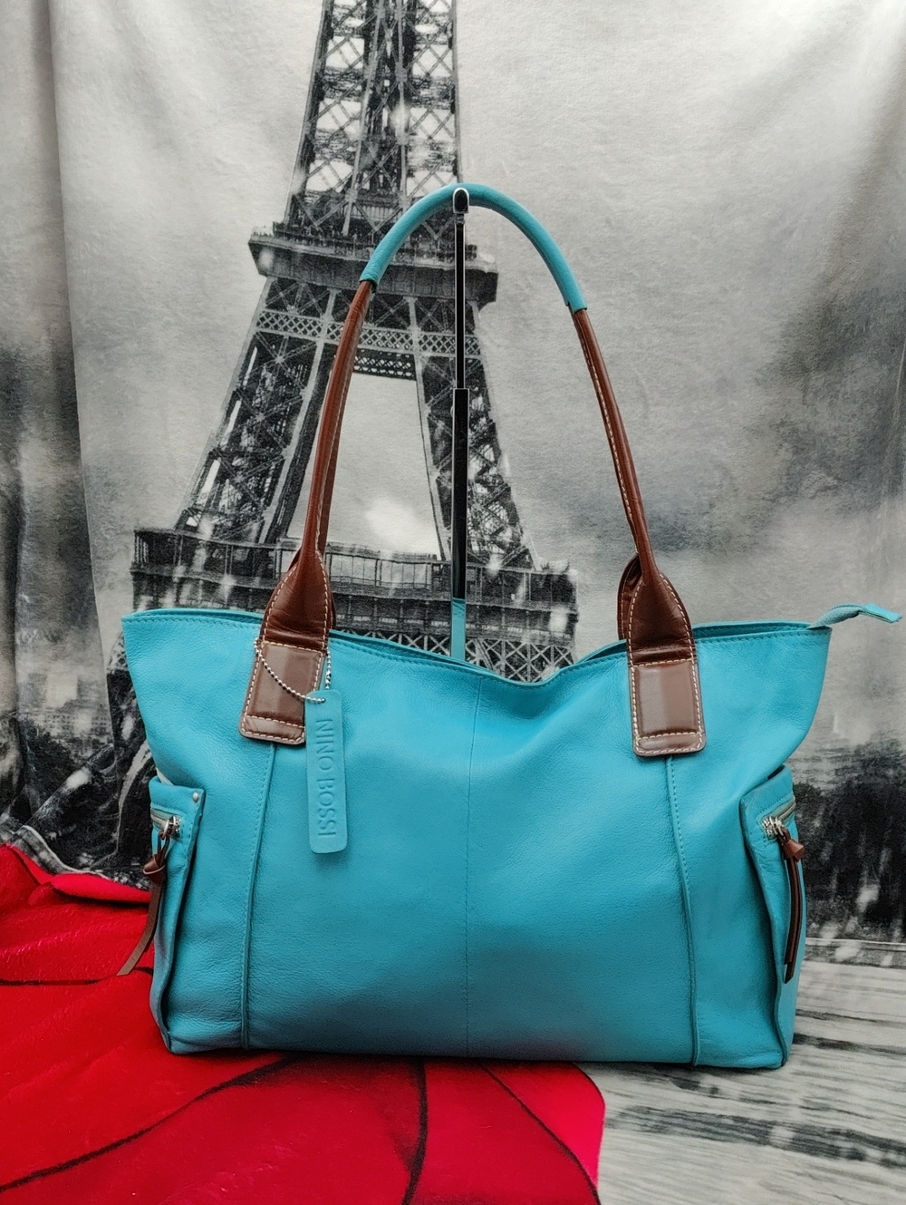 Nino Bossi Leather Tote